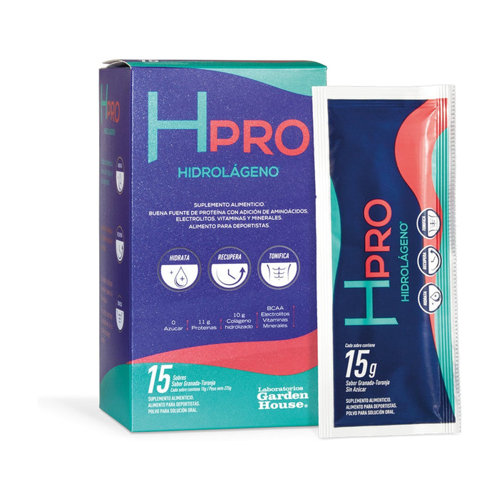 Hidrolageno Hpro Granada Toronja X Sobre