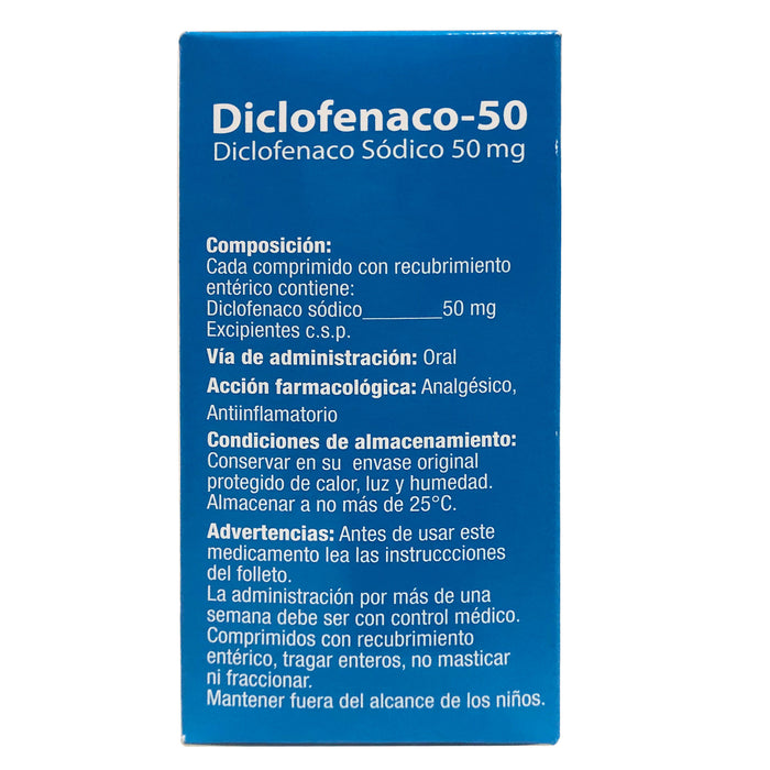 Diclofenaco Sodico Farmacorp 50Mg X Comprimido