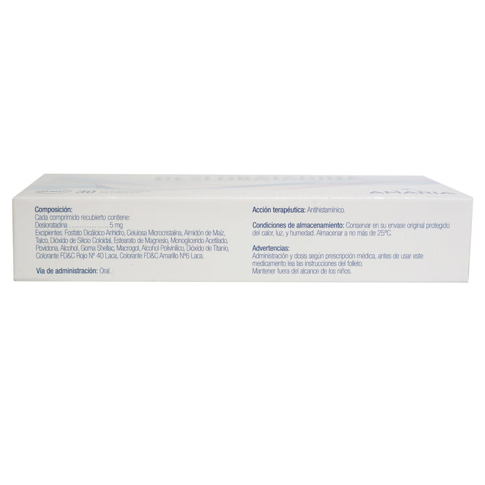 Desloratadina 5Mg Farmacorp X Tableta