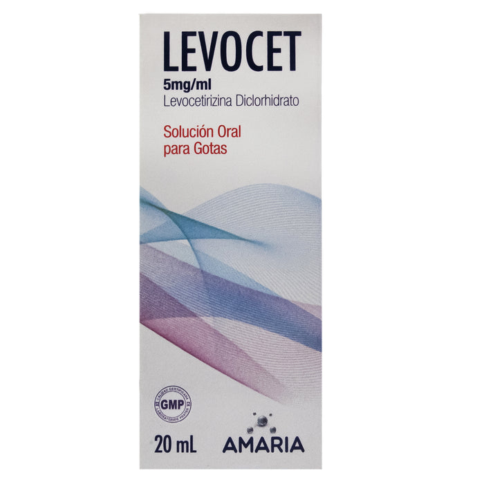 Levocetirizina 5Ml Gotas X 20Ml Farmacorp