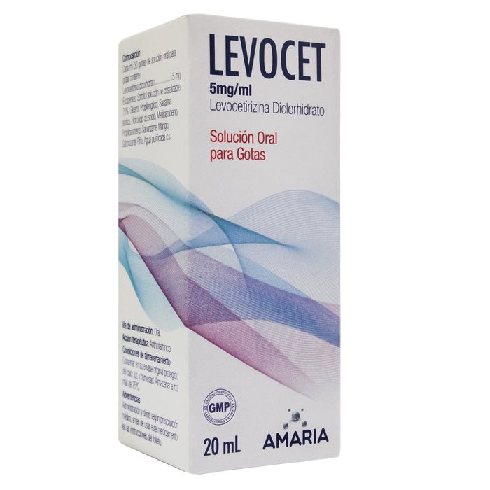 Levocetirizina 5Ml Gotas X 20Ml Farmacorp