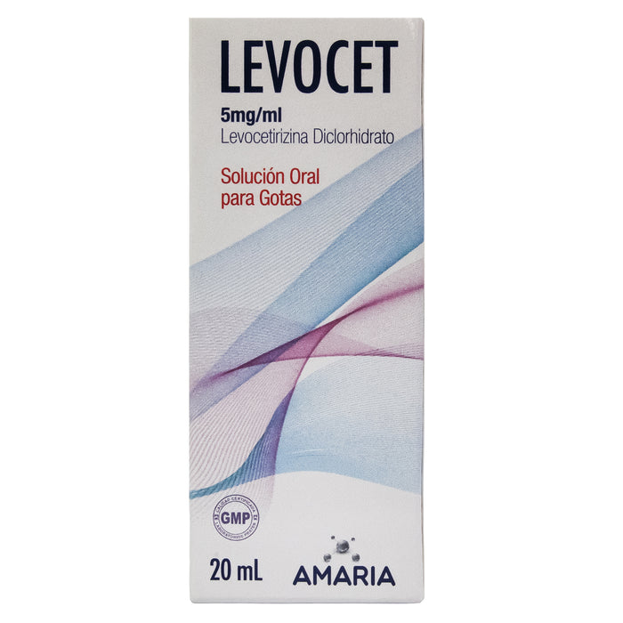 Levocetirizina 5Ml Gotas X 20Ml Farmacorp