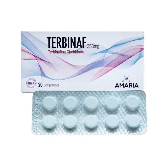 Terbinaf 250Mg Terbinafina Clorhidrato Amaria X Comprimido