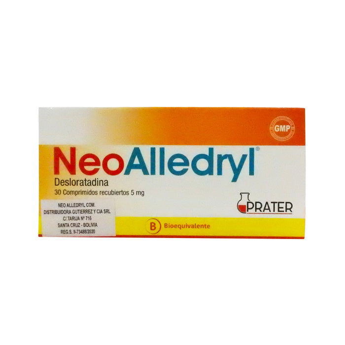 Neo-Alledryl 5Mg X 30 Comp Desloratadina
