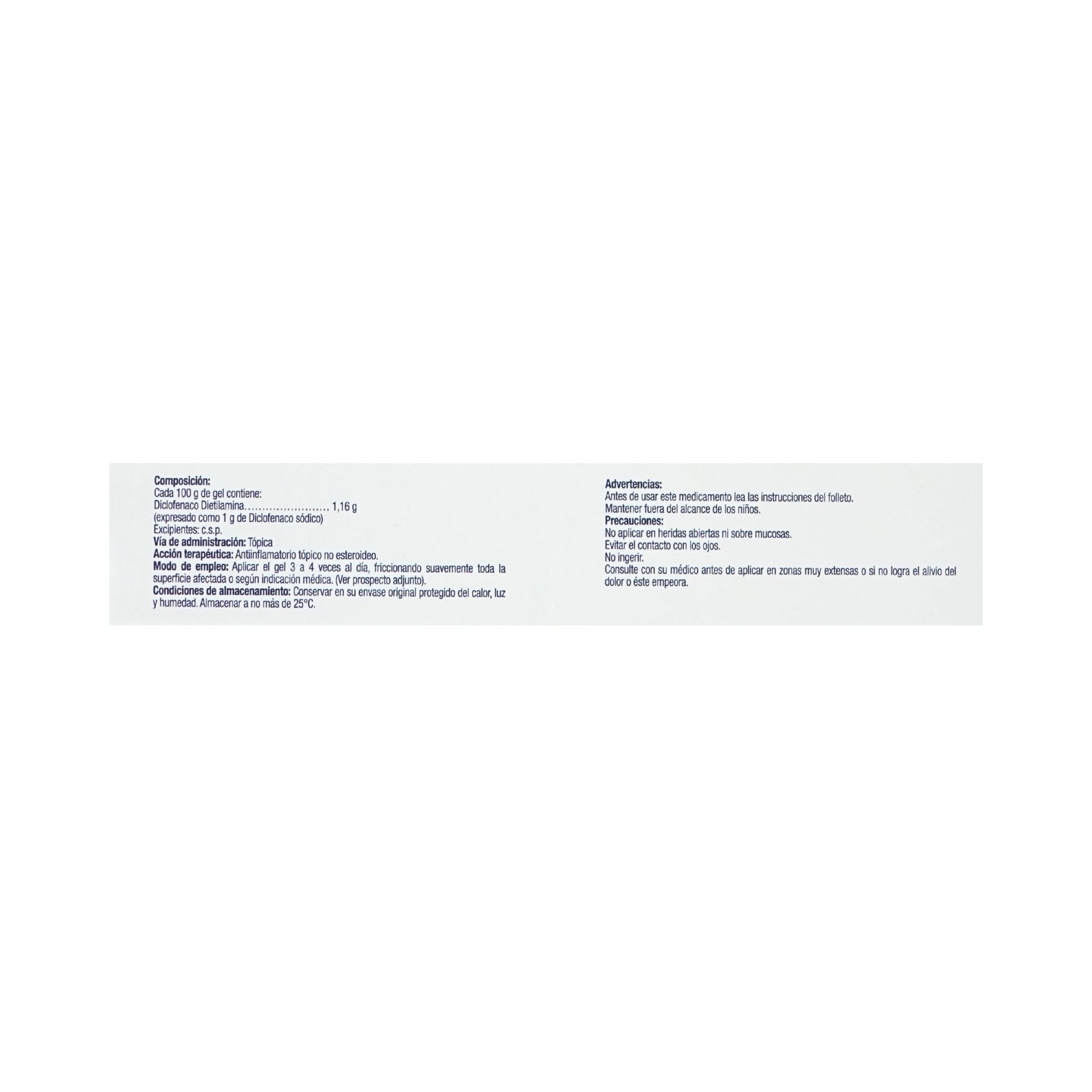 Diclofenaco 1.16% Amaria Gel X 30G— Farmacorp