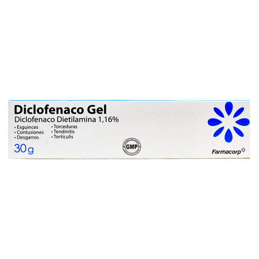 Diclofenaco Farmacorp 0.1 Gel X 30G