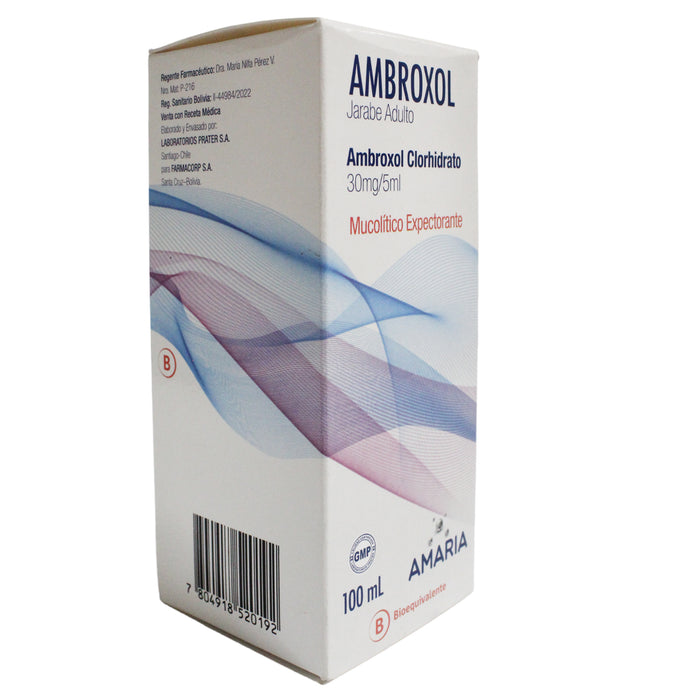 Ambroxol Adulto Farmacorp 30Mg-5Ml Jarabe X 100Ml