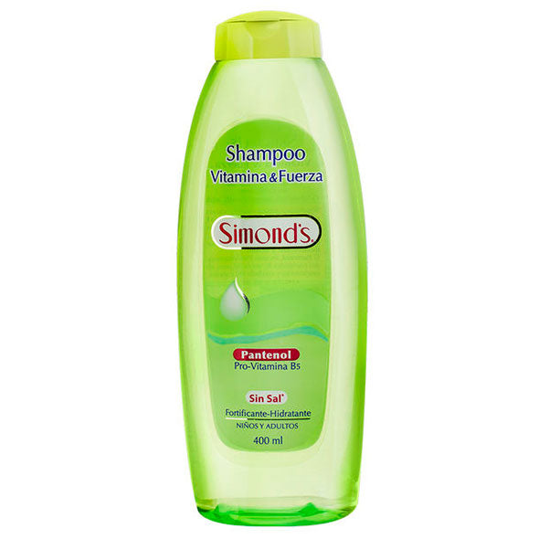 Simonds Shampoo Vitamina Pantenol Sin Sal X 400Ml