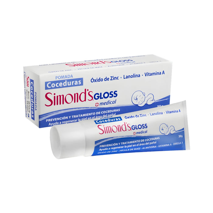 Pomada Antiescaldante Simonds Gloss Con Lanolina X 30G