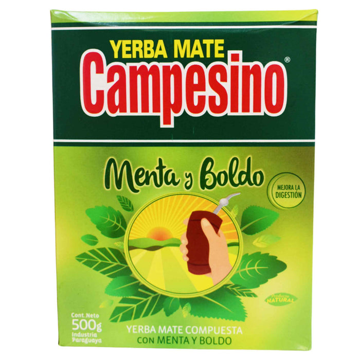 Yerba Mate Campesino Menta Y Boldo X 500G
