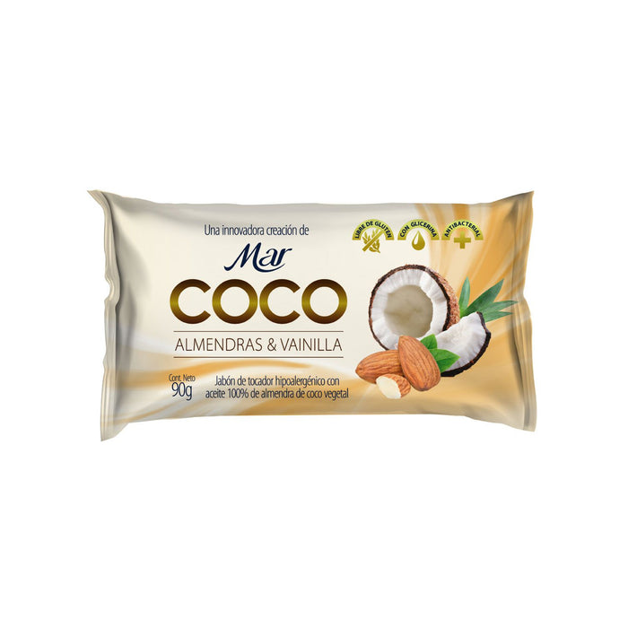 Jabón De Tocador Mar Coco Almendra / Vainilla X 90G