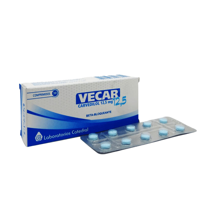 Vecar Carvedilol 12.5Mg X Comprimido
