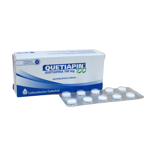 Quetiapin Quetiapina 100 Mg X Comprimido