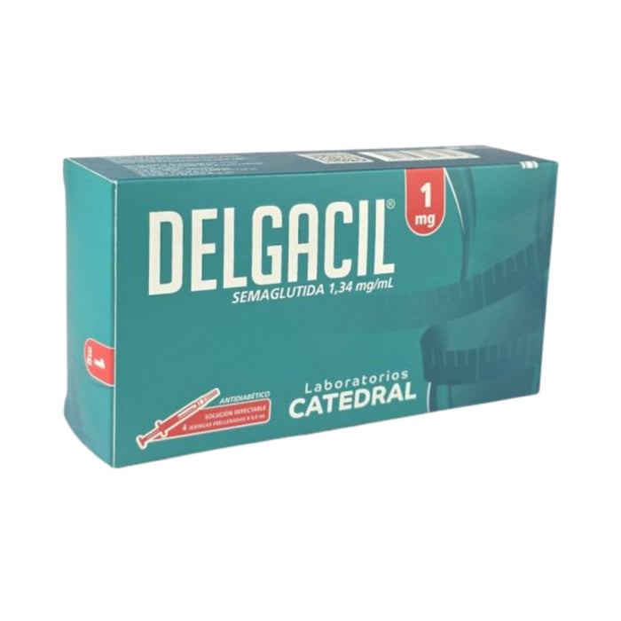 Delgacil Semaglutida 1Mg Sc Frio X Jeringa Prellenada