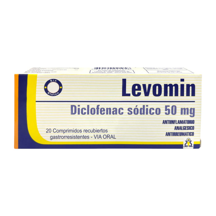 Levomin 50 Mg Diclofenaco X Comprimido