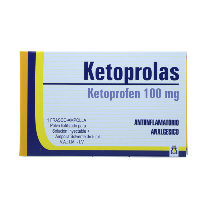 Ketoprolas Ketoprofeno 100Mg Im-Iv X Ampolla