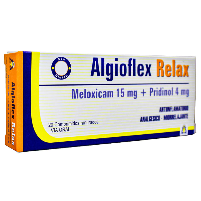 Algioflex Relax Meloxicam Pridinol X Comprimido