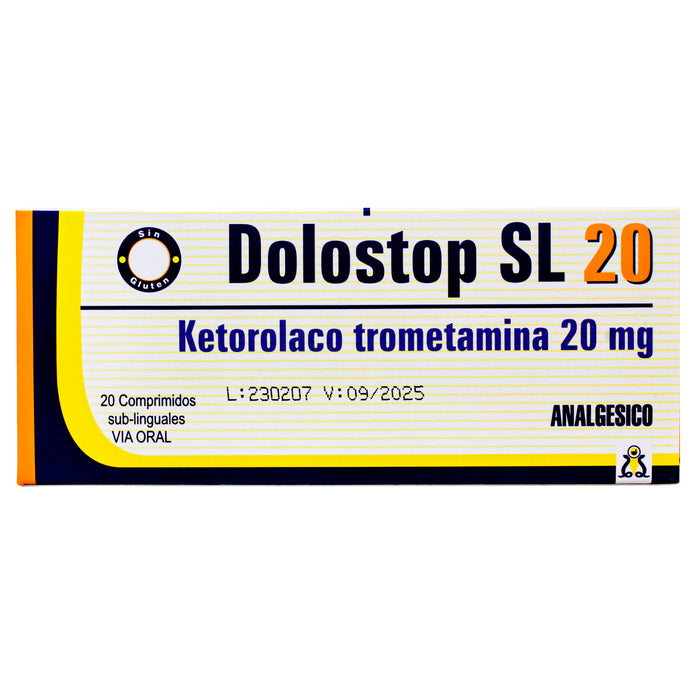 Dolostop Sl 20Mg X 20 Comp Sublinguales Ketorolaco