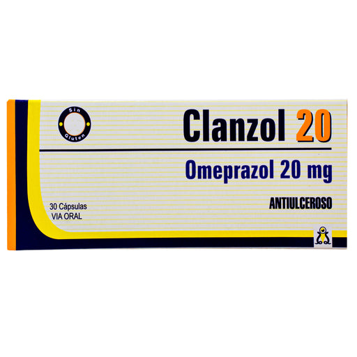 Clanzol Omeprazol 20 Mg X Cápsula