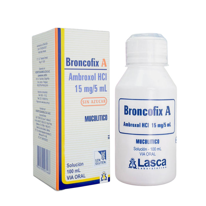 Broncofix A 15Mg /5Ml Ambroxol X 100Ml