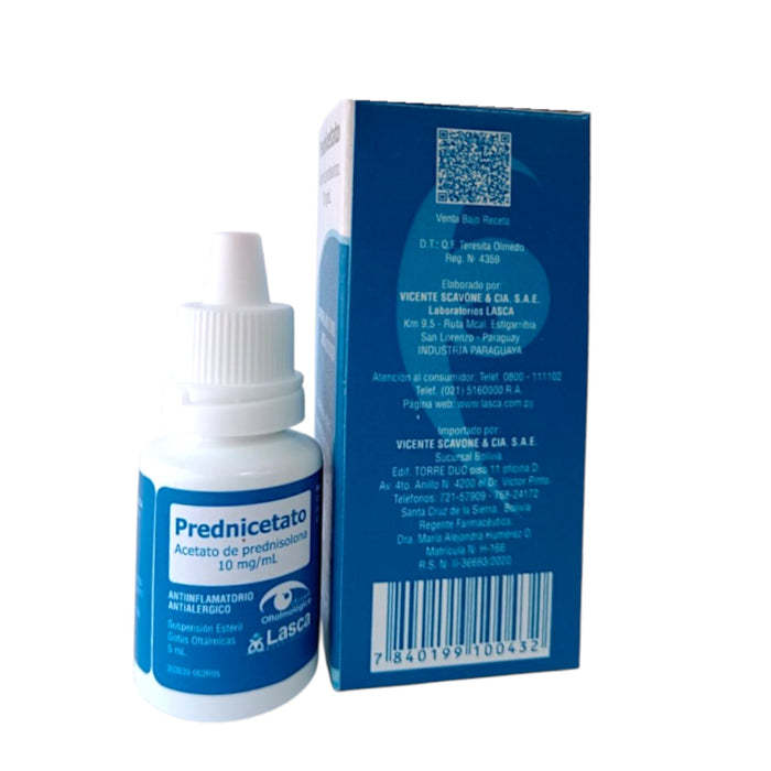Prednicetato Prednisolona 10Mg/Ml Colirio X 5Ml