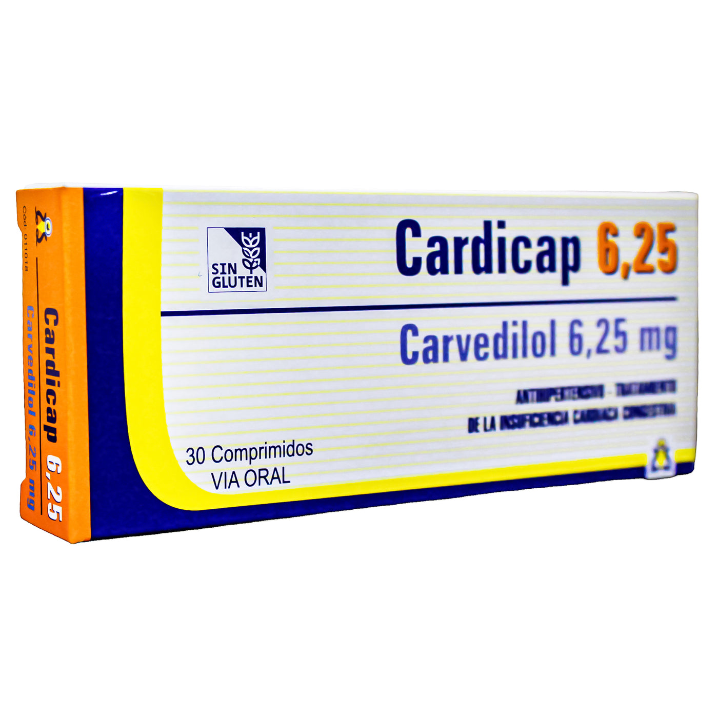 Cardicap 6.25Mg Carvedilol X Comprimido— Farmacorp