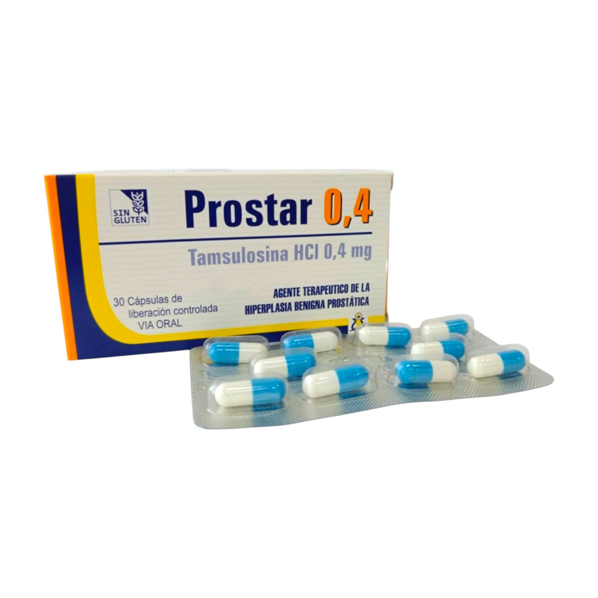 Prostar Tamsulosina 0.4Mg X Capsula De Liberación Controlada— Farmacorp