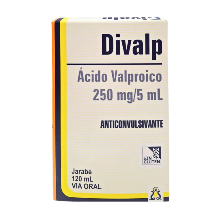 Divalp 250Mg/5Ml Acido Valproico Jarabe X 120Ml