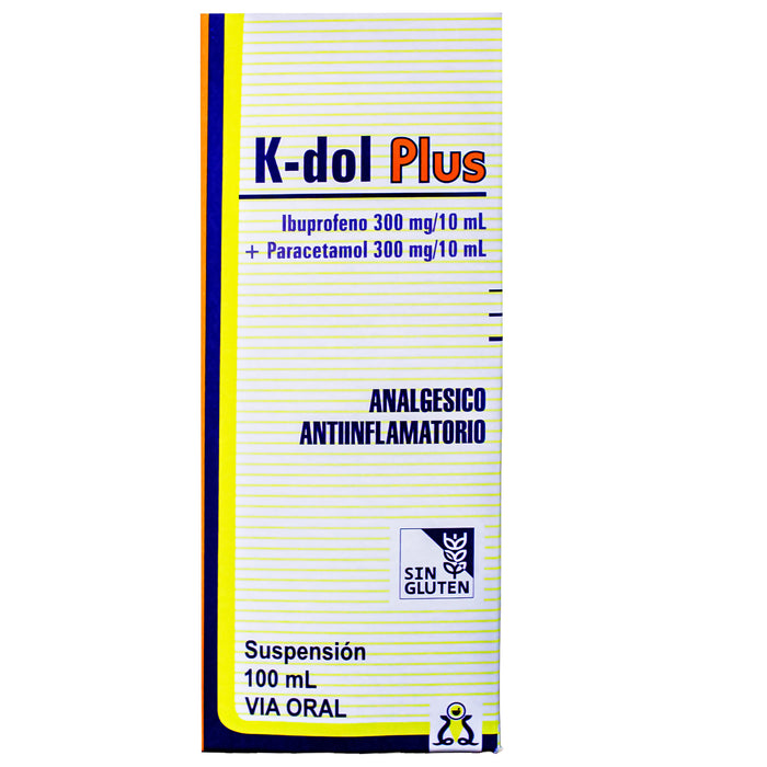 K-Dol Plus Ibuprofeno Paracetamol Suspensión X 100Ml— Farmacorp