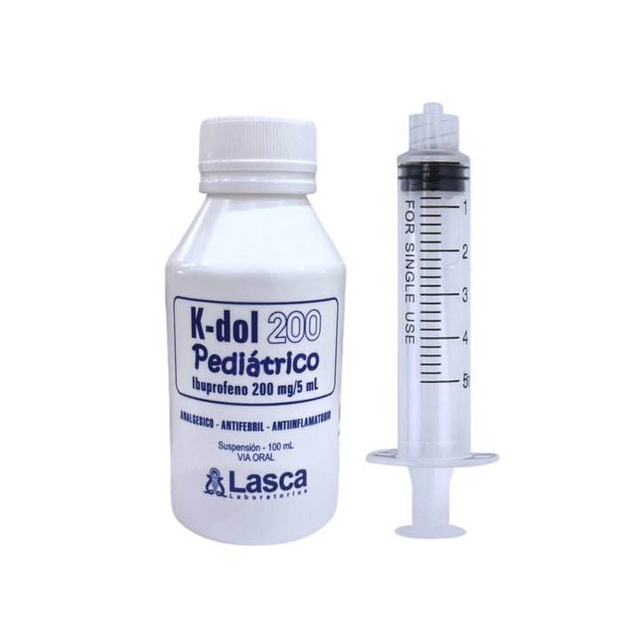 K- Dol Pedriatico 200Mg / 56Ml Ibuprofeno Suspensión X 100Ml