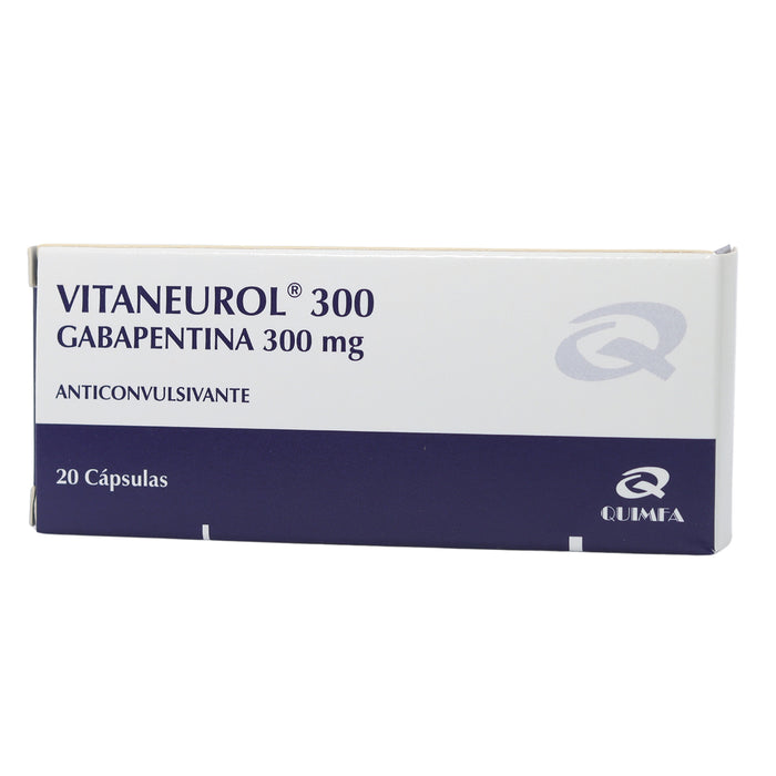 Vitaneurol 300Mg Gabapentina X Capsula