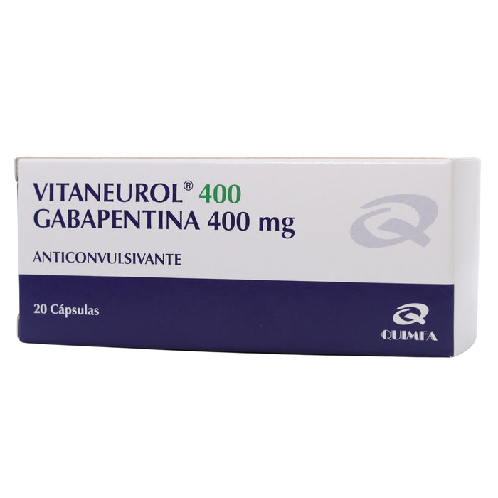 Vitaneurol 400Mg Gabapentina X Capsula