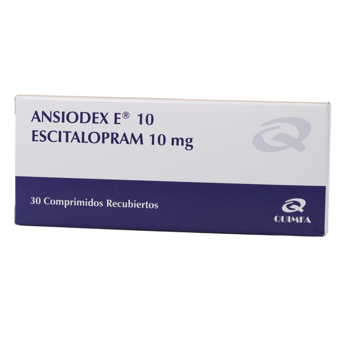 Ansiodex E Escitalopram 10Mg X Tableta