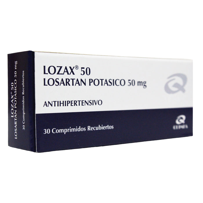 Lozax Losartan Potasico 50Mg X Tableta