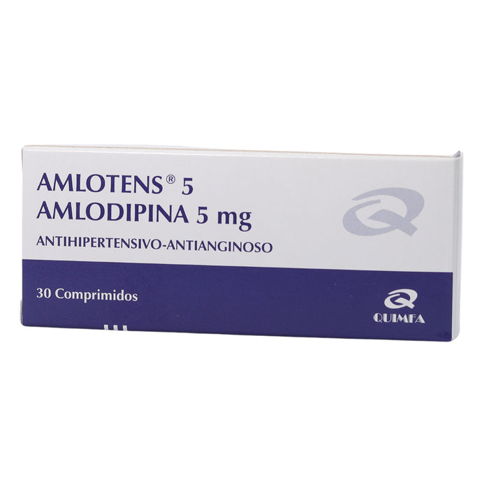 Amlotens Amlodipina 5Mg X Tableta