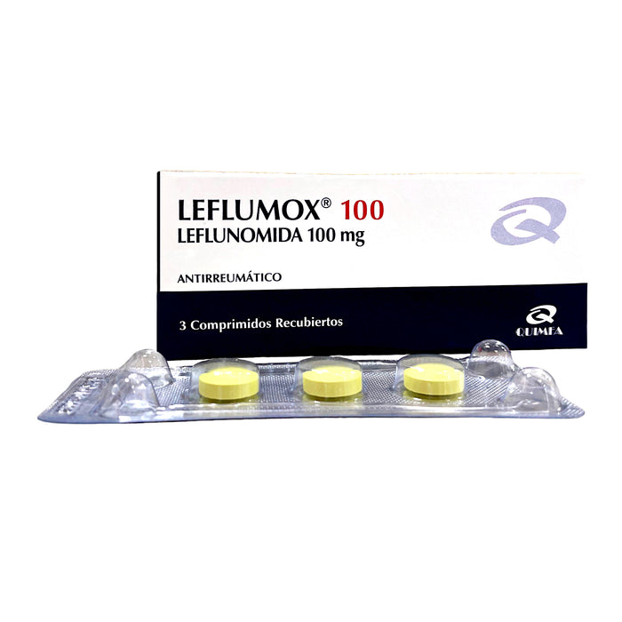 Leflumox 100Mg Leflunomida X 3 Comprimidos