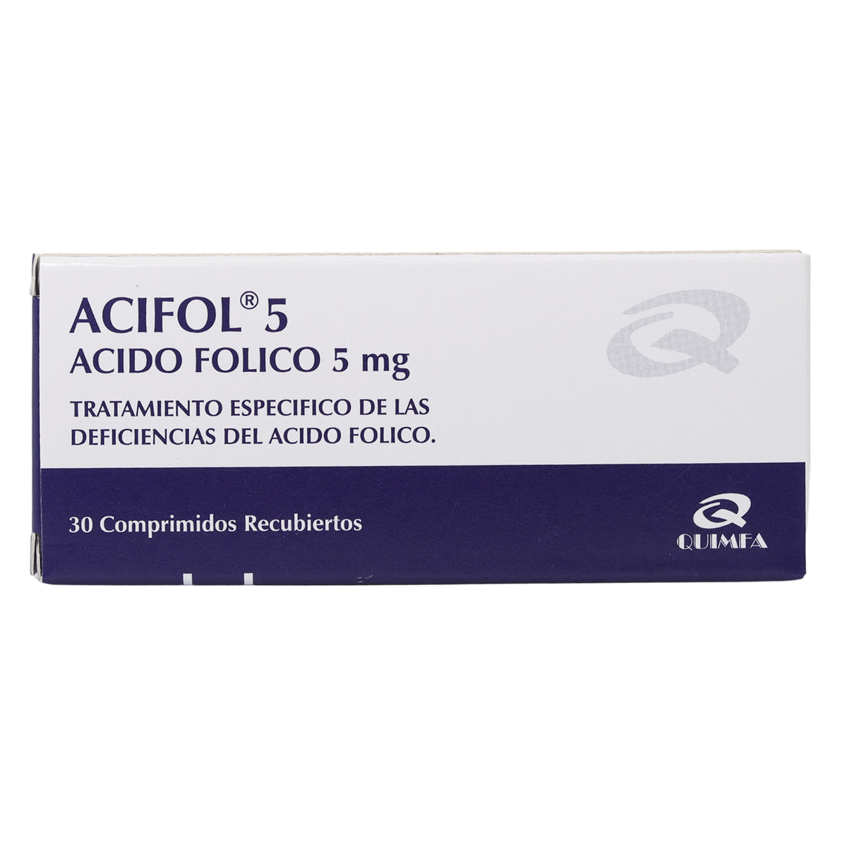Acifol 5Mg Acido Folico X Tableta— Farmacorp