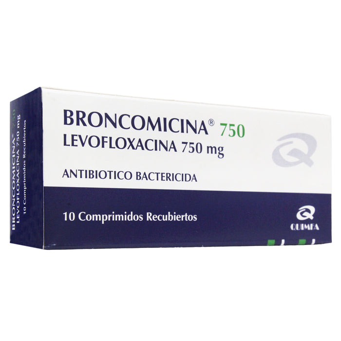 Broncomicina Levofloxacino 750Mg X Tableta