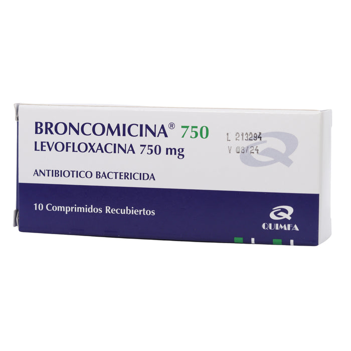 Broncomicina Levofloxacino 750Mg X Tableta