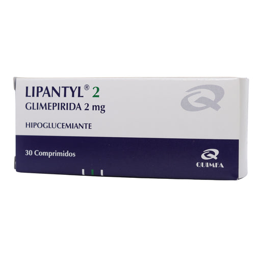 Lipantyl 2Mg Glimepirida X Tableta