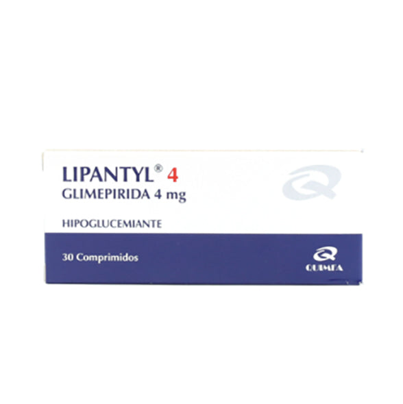 Lipantyl 4Mg Glimepirida X Tableta