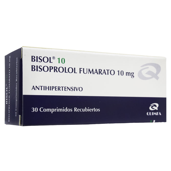 Bisol 10Mg Bisoprolol Fumarato X Tableta