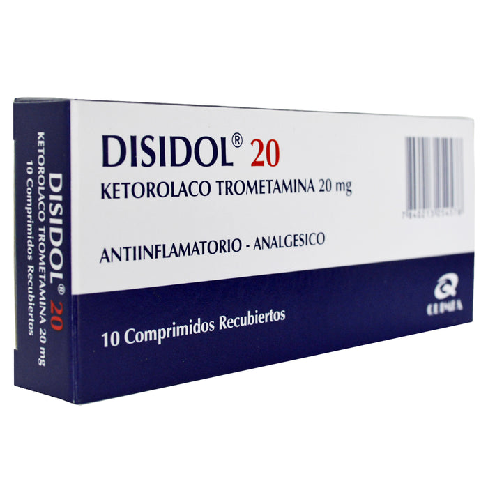 Disidol Ketorolaco 20Mg X Tableta