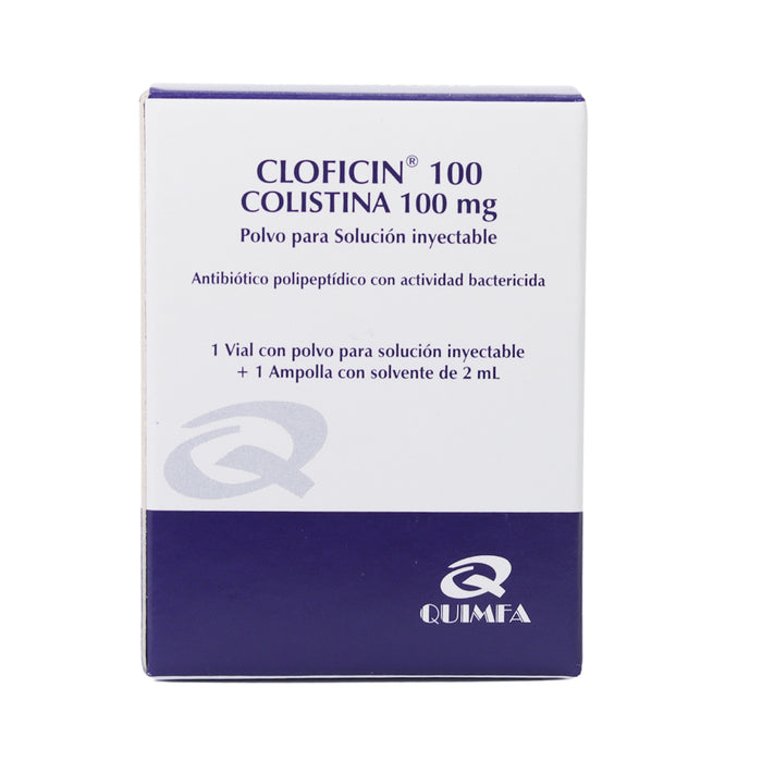 Cloficin 100Mg Im-Iv X 1 Frasco Amp Colistina