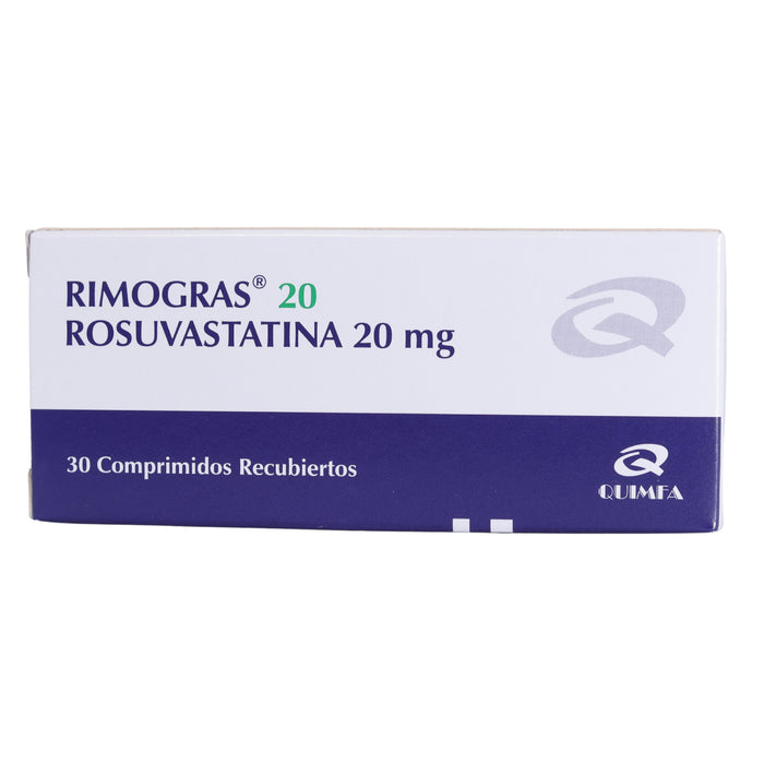 Rimogras 20 Rosuvastatina 20Mg X Tableta