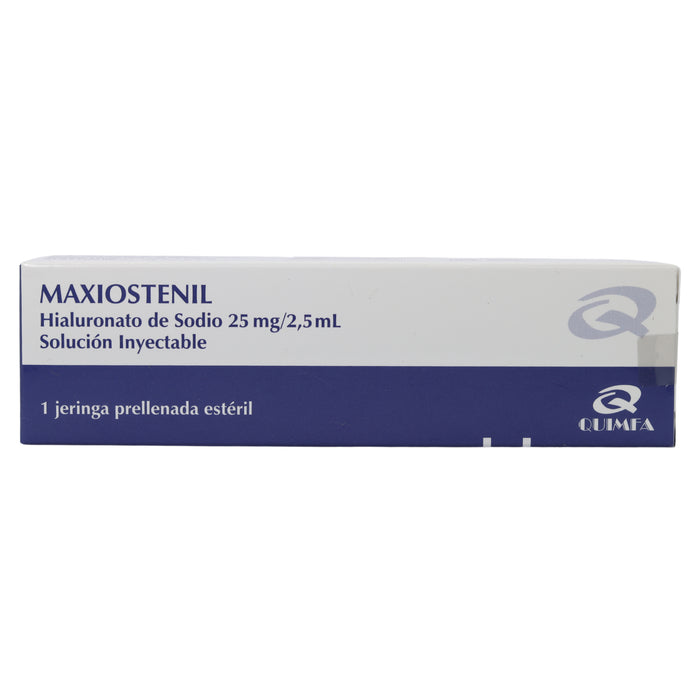 Maxiostenil Hialuronato De Sodio 25Mg Con Jeringa Prellenada X Ampolla