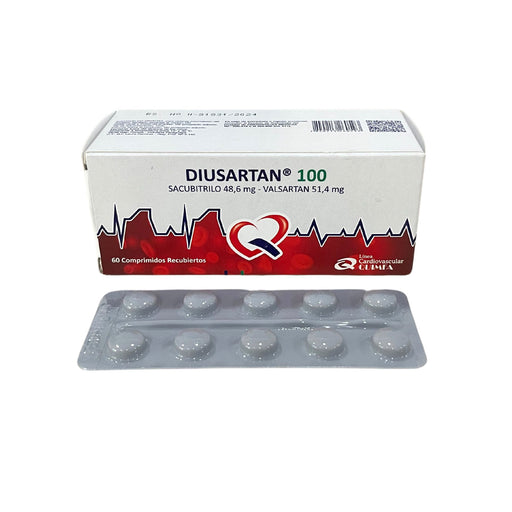 Diusartan 100 Sacubitrilo / Valsartan X Comprimido