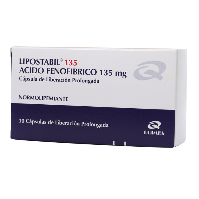 Lipostabil 135Mg X30 Cap Lib Prol Acido Fenofibric