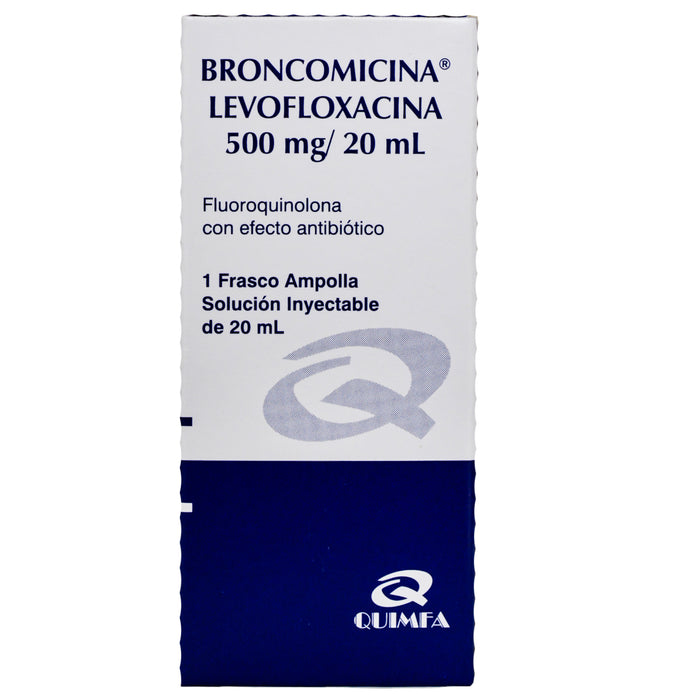 Broncomicina Levofloxacina 25Mg Y 20Ml X Ampolla