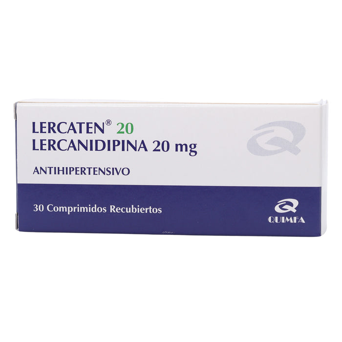 Lercaten Lercanidipina 20Mg X Tableta